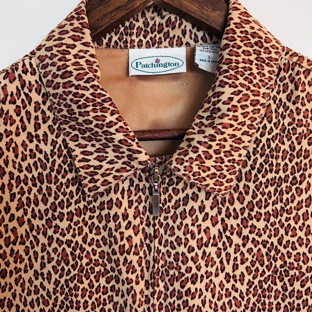 Patchington Leopard Print Zip-Up Jacket Women’s S… - image 3